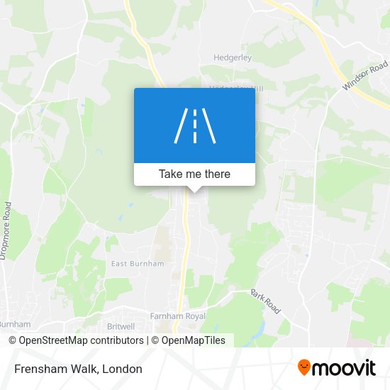 Frensham Walk map