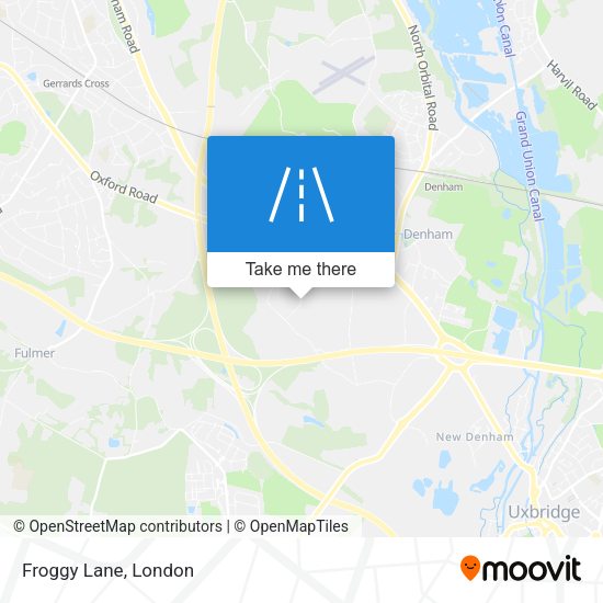 Froggy Lane map