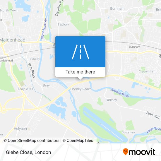 Glebe Close map