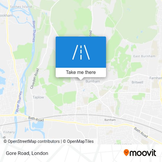 Gore Road map