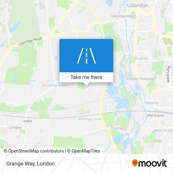 Grange Way map