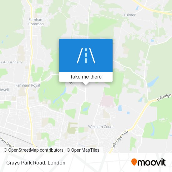Grays Park Road map