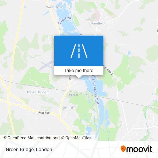 Green Bridge map