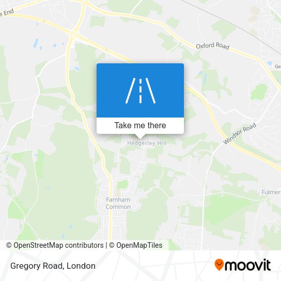 Gregory Road map