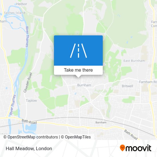 Hall Meadow map