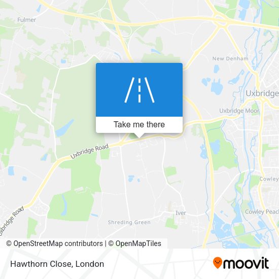 Hawthorn Close map