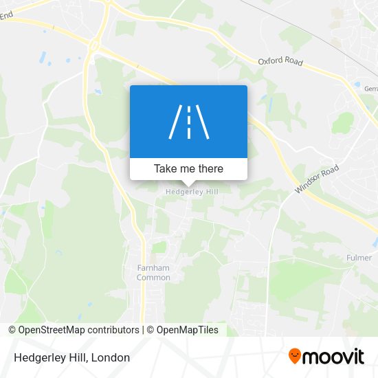 Hedgerley Hill map