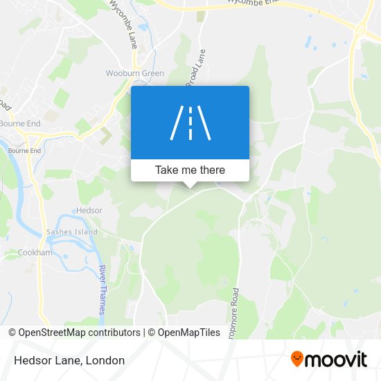 Hedsor Lane map