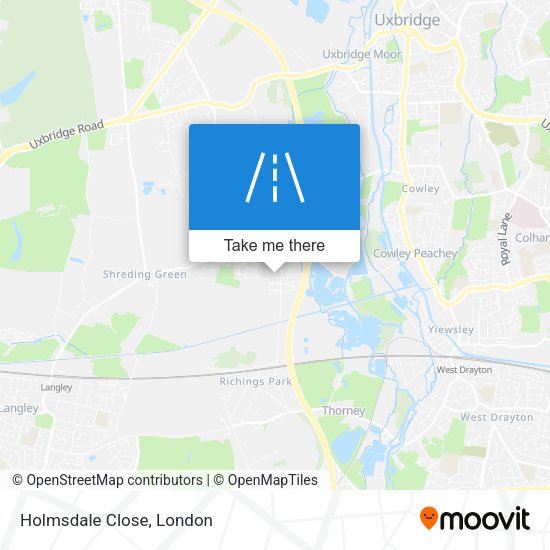 Holmsdale Close map