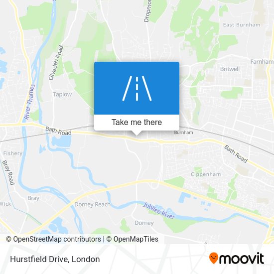 Hurstfield Drive map