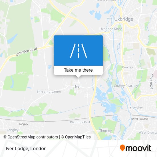 Iver Lodge map