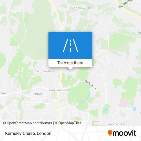Kemsley Chase map
