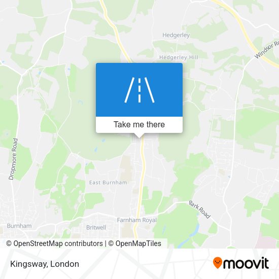 Kingsway map