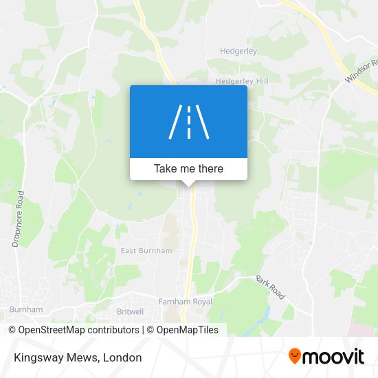 Kingsway Mews map