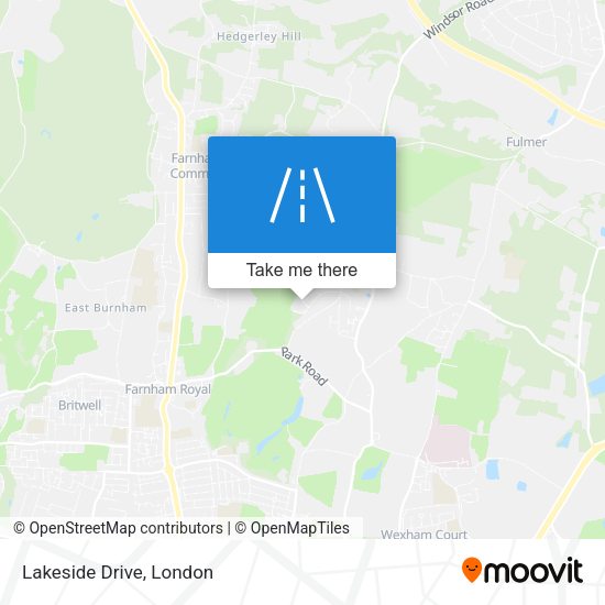 Lakeside Drive map