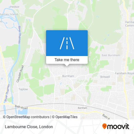 Lambourne Close map
