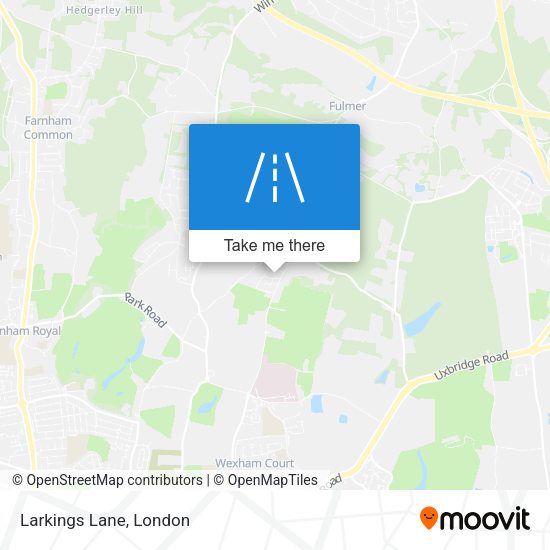 Larkings Lane map
