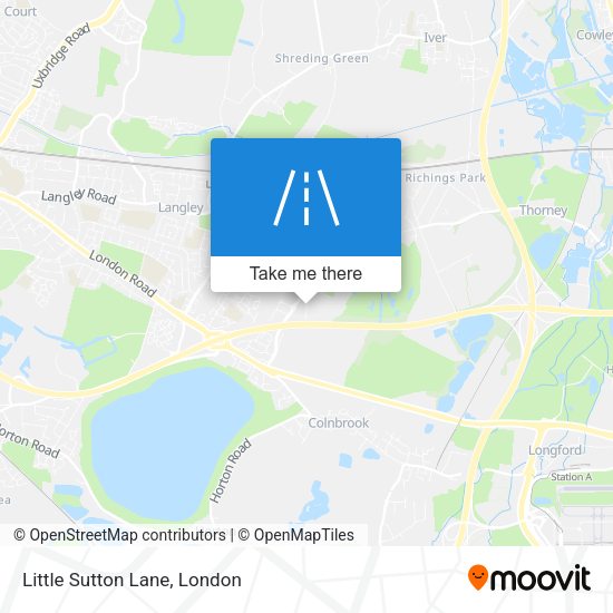 Little Sutton Lane map