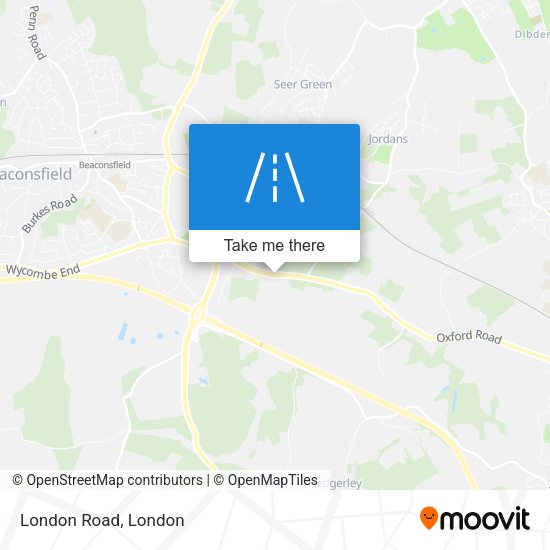 London Road map