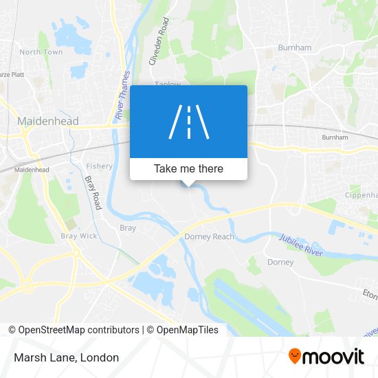Marsh Lane map