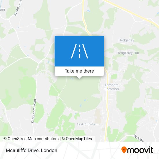 Mcauliffe Drive map