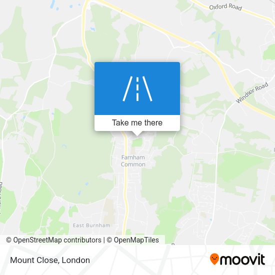 Mount Close map