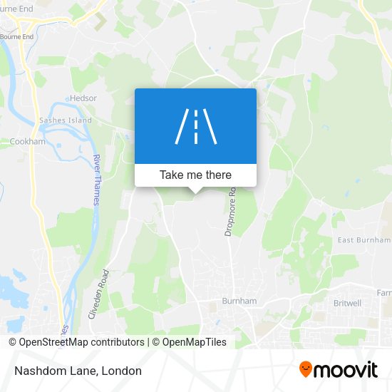 Nashdom Lane map