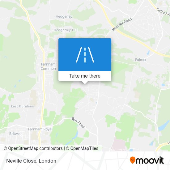Neville Close map