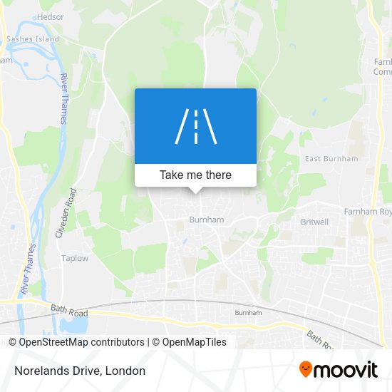 Norelands Drive map