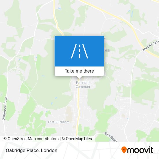 Oakridge Place map