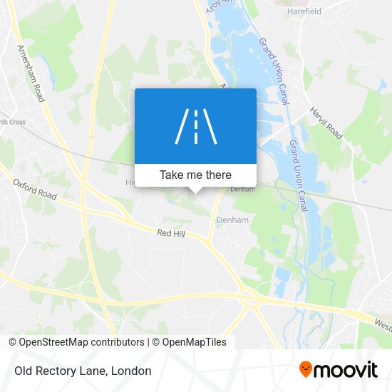 Old Rectory Lane map