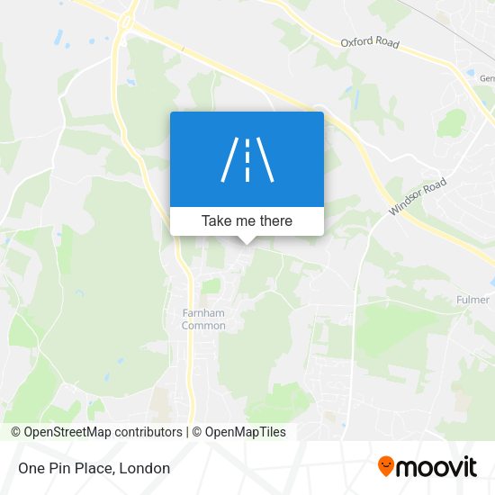 One Pin Place map