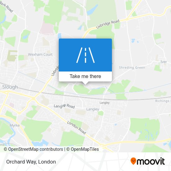 Orchard Way map