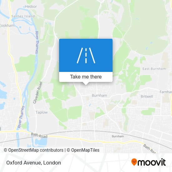 Oxford Avenue map