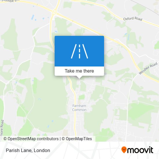 Parish Lane map