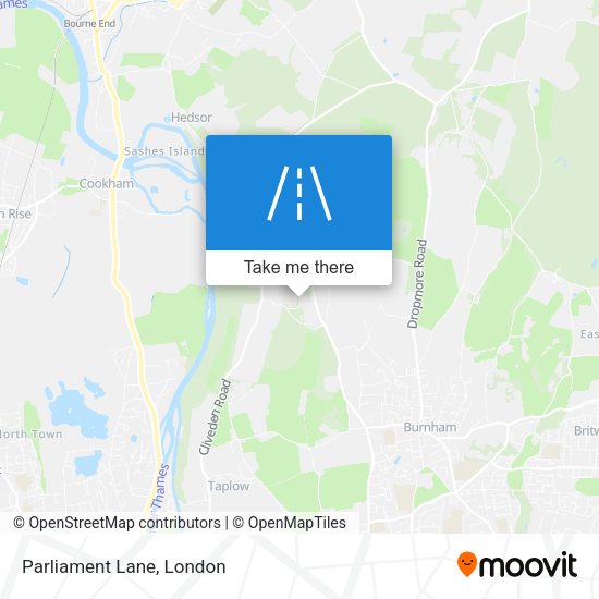 Parliament Lane map