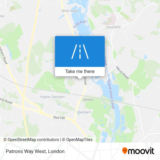 Patrons Way West map