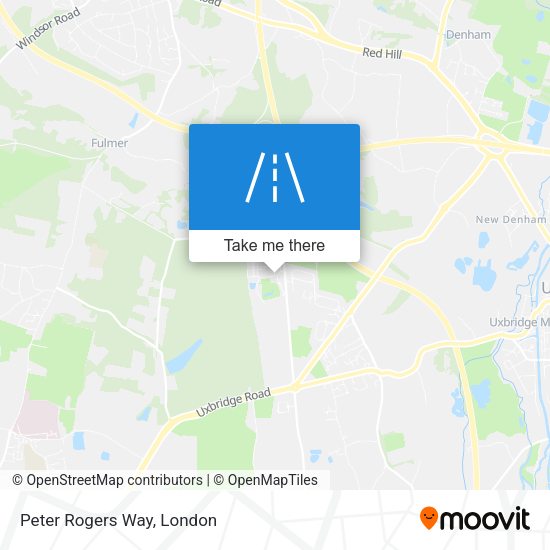 Peter Rogers Way map