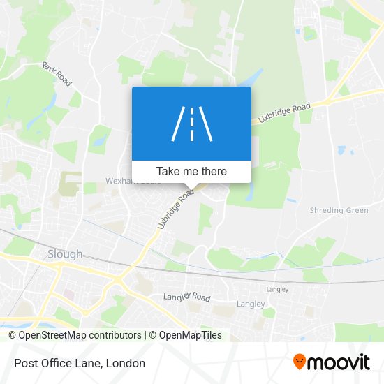 Post Office Lane map