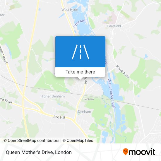 Queen Mother's Drive map