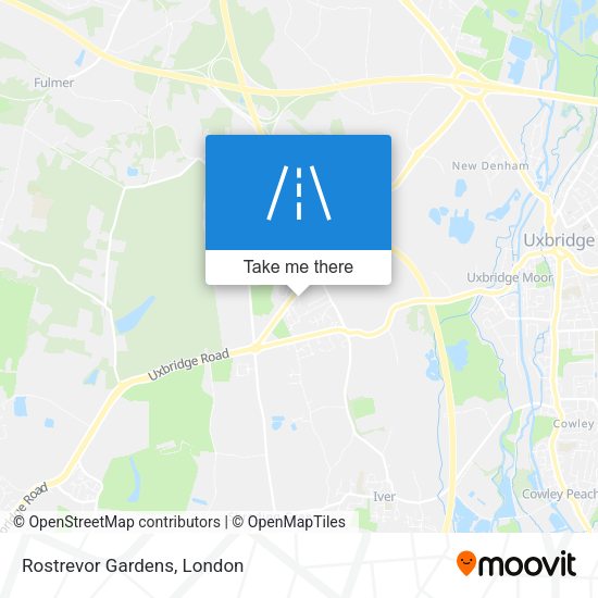 Rostrevor Gardens map