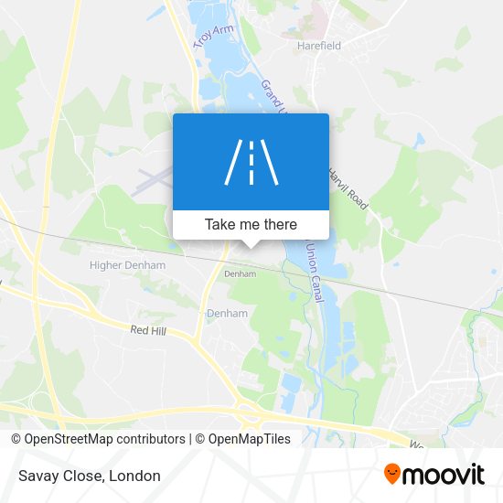 Savay Close map