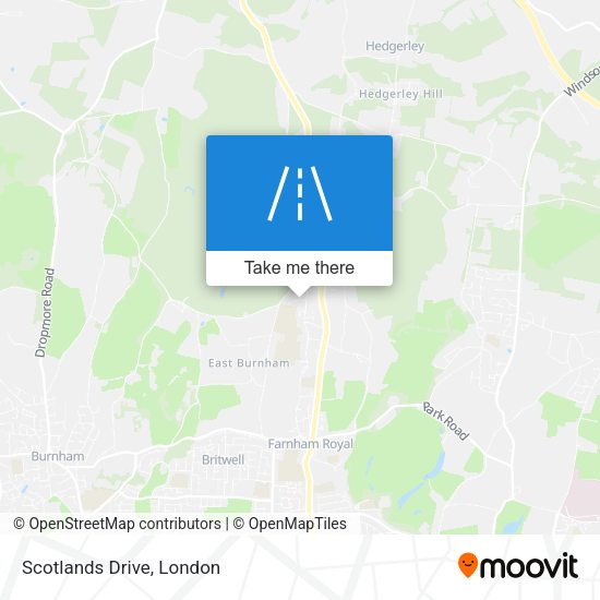 Scotlands Drive map