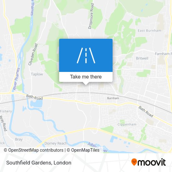 Southfield Gardens map