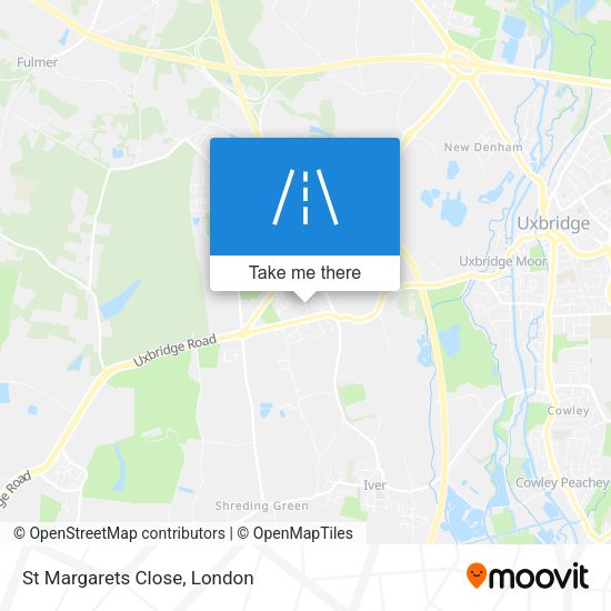 St Margarets Close map