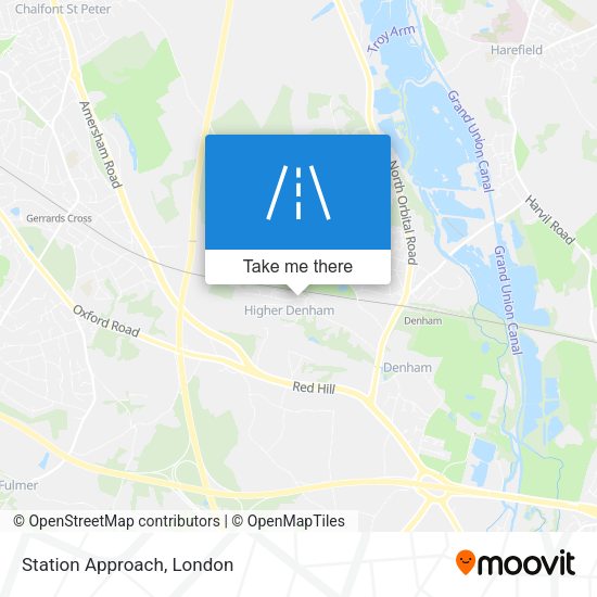 Station Approach map