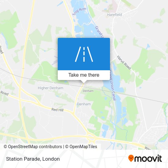 Station Parade map