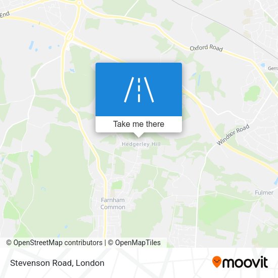Stevenson Road map