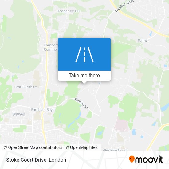 Stoke Court Drive map