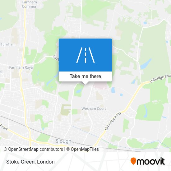 Stoke Green map